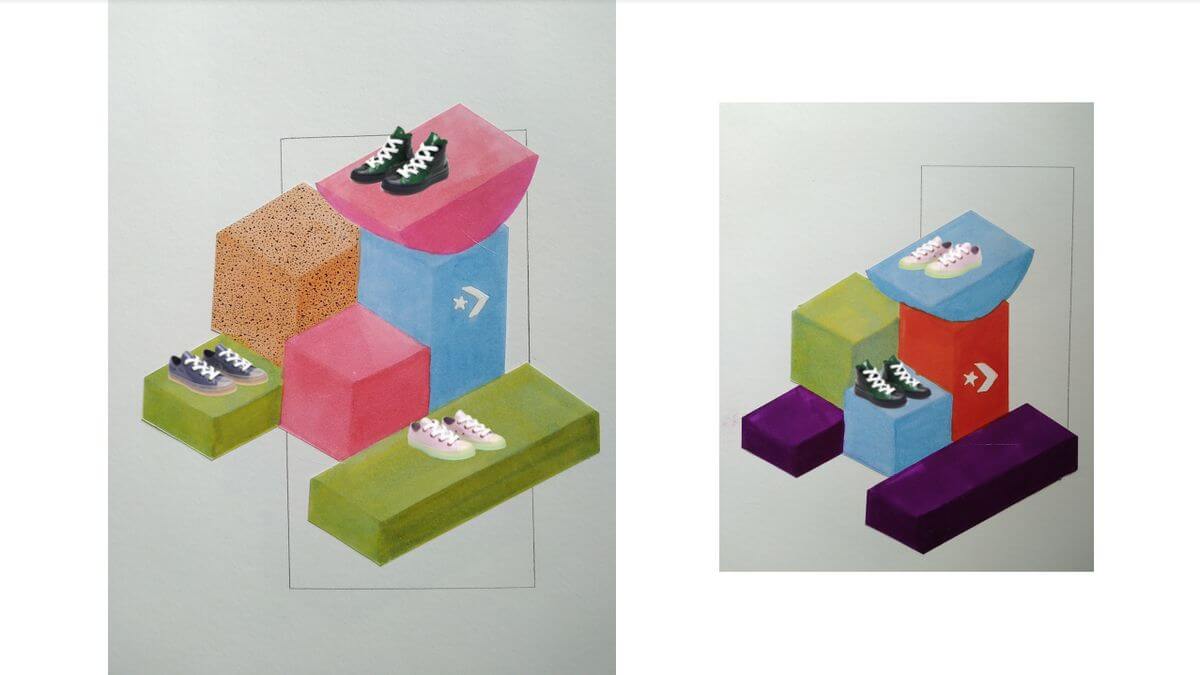 Présentoir sneakers