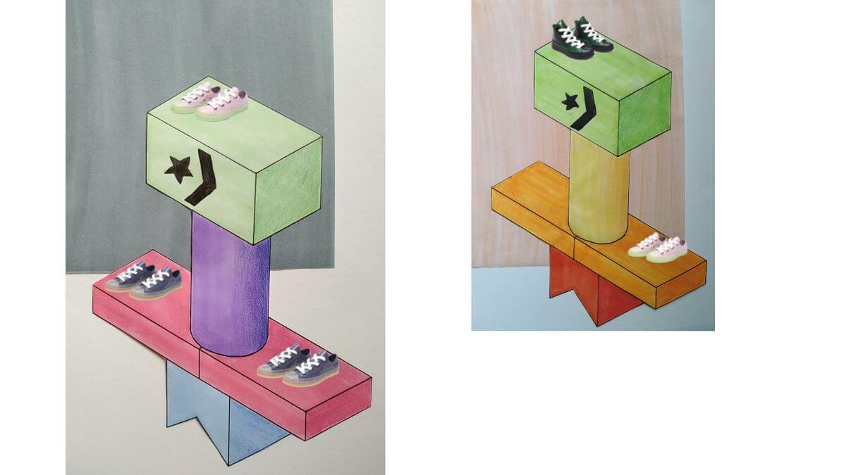 Présentoir sneakers