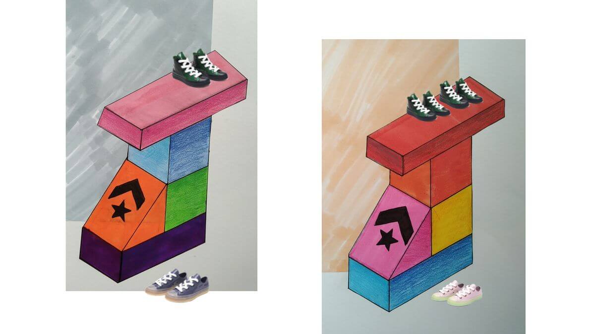 Présentoir sneakers