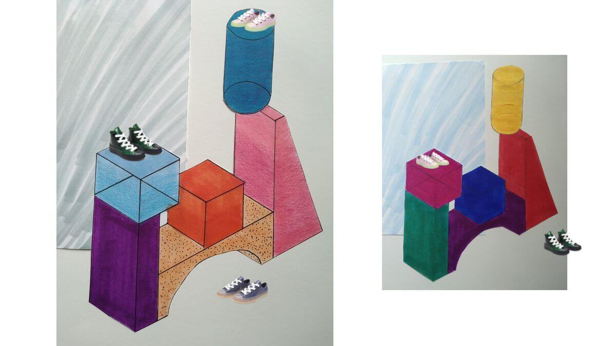 Présentoir sneakers