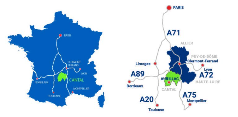 Venir dans le Cantal