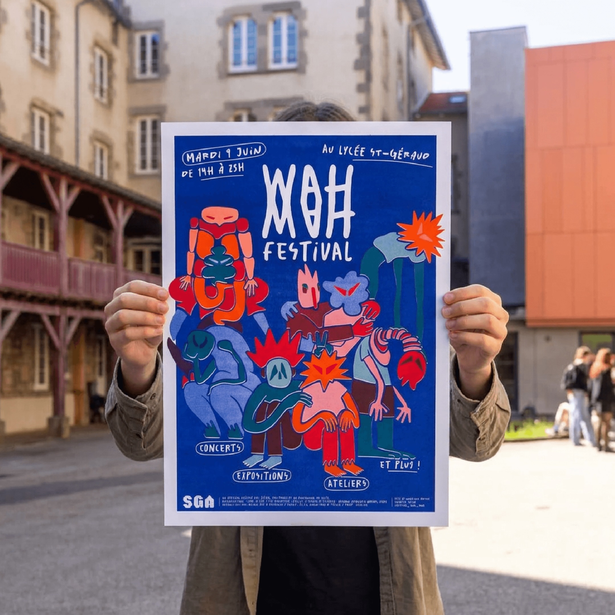 Affiche festival wah wah